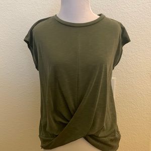 Faux twist front blouse